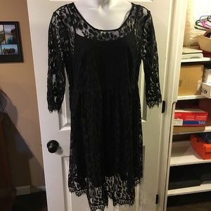 Torrid Black Lace Dress
